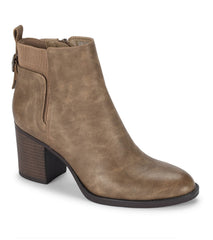 Rhoslyn Block Heel Bootie Taupe - Women