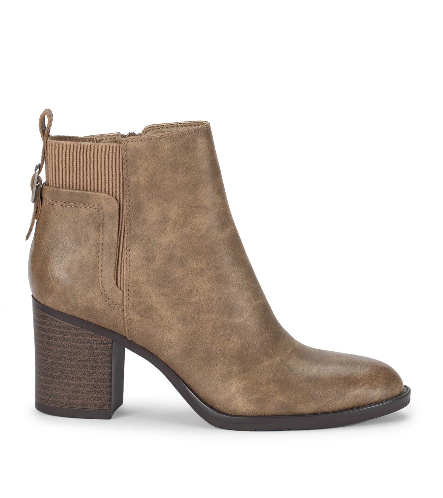 Rhoslyn Block Heel Bootie Taupe - Women