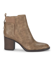 Rhoslyn Block Heel Bootie Taupe - Women