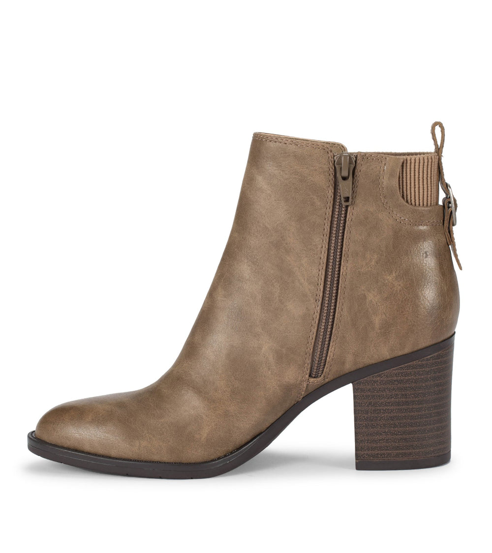 Rhoslyn Block Heel Bootie Taupe - Women