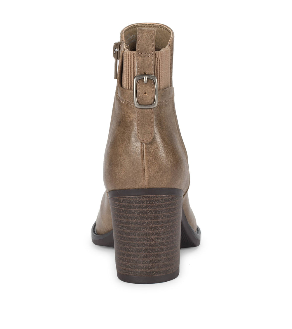 Rhoslyn Block Heel Bootie Taupe - Women