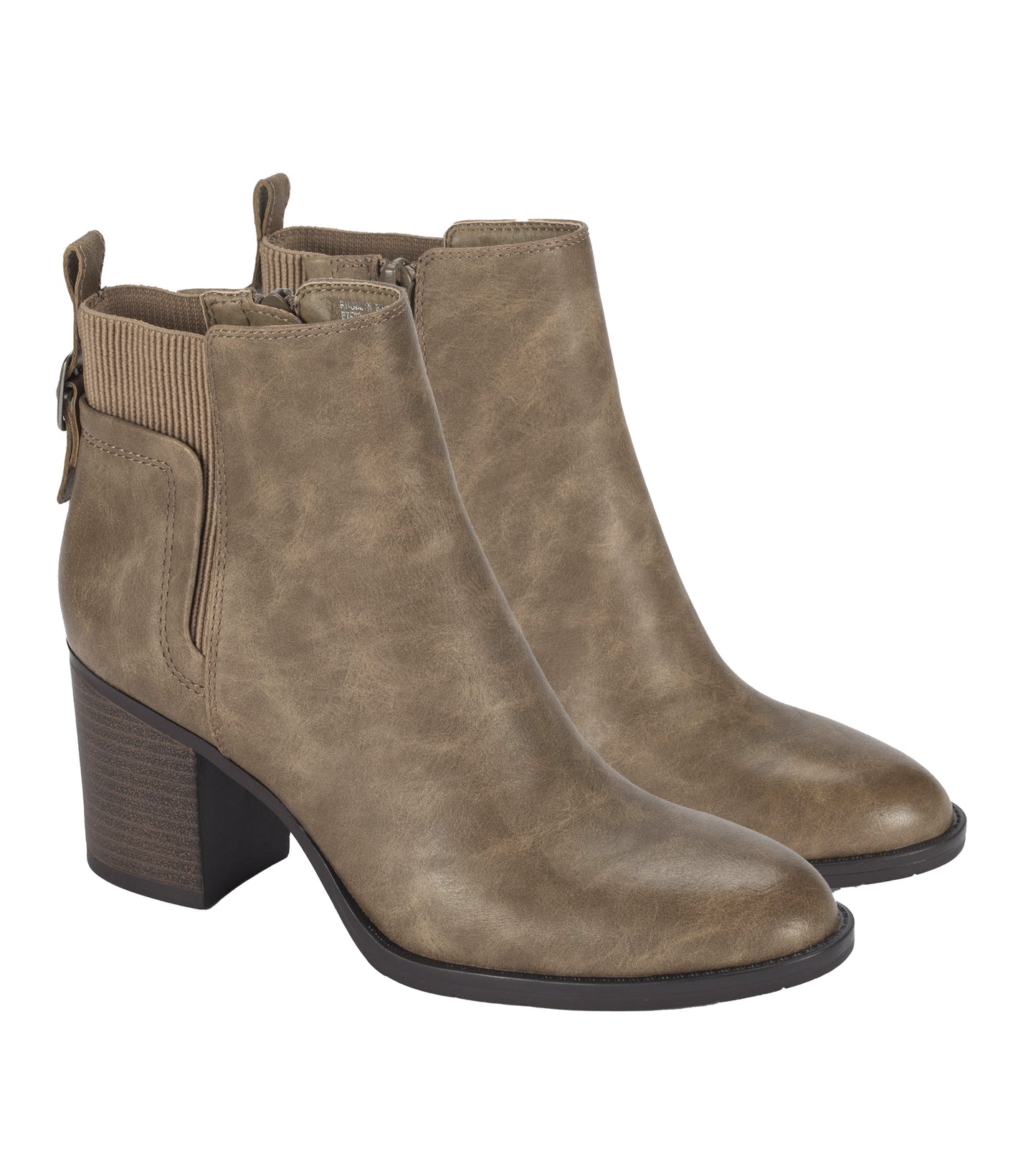 Rhoslyn Block Heel Bootie Taupe - Women