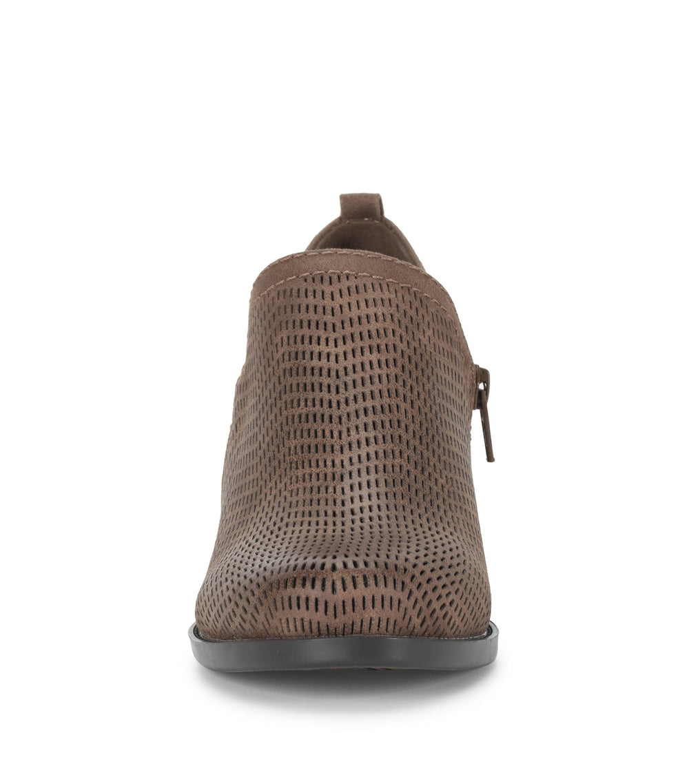 Ridgely Block Heel Bootie Dark Taupe - Women
