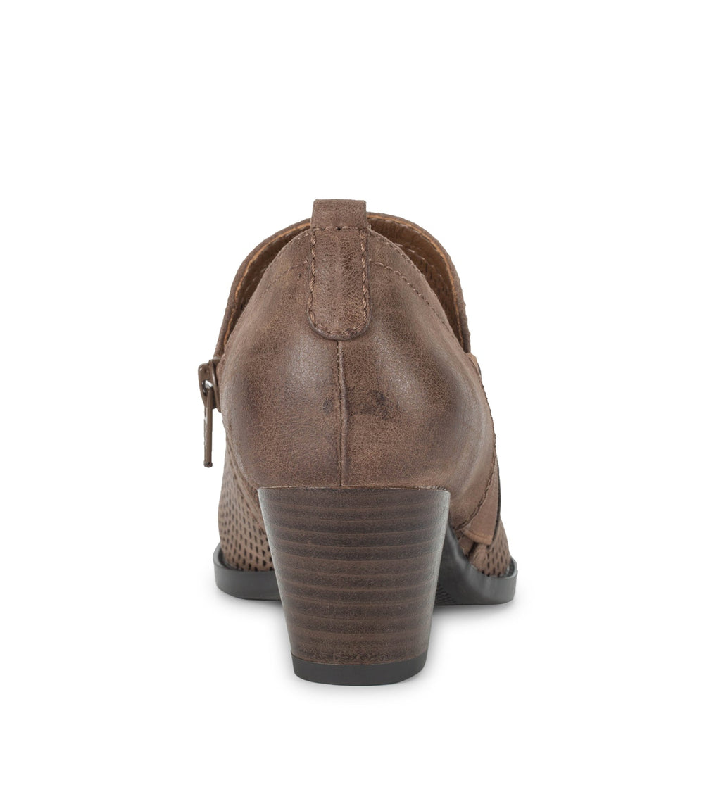 Ridgely Block Heel Bootie Dark Taupe - Women