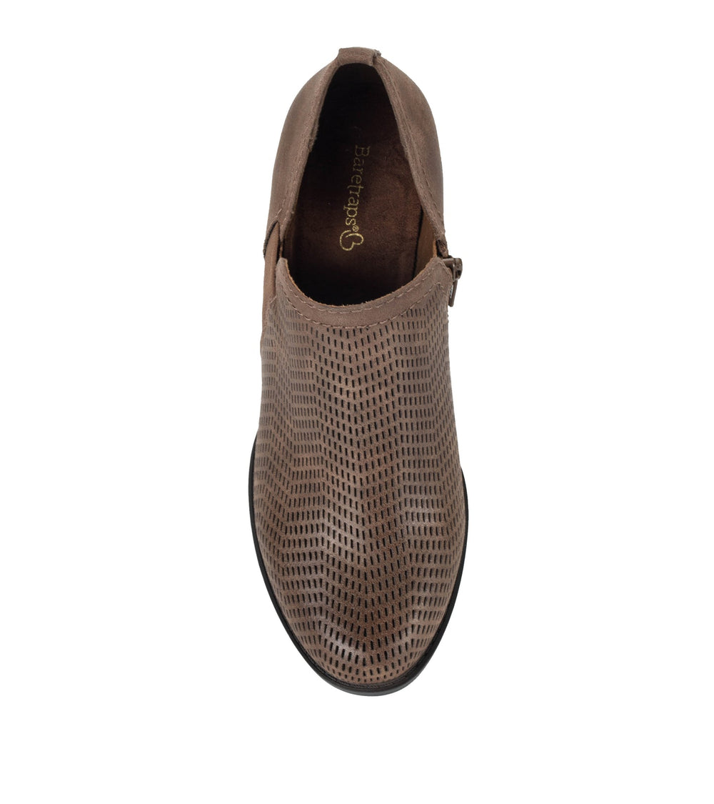 Ridgely Block Heel Bootie Dark Taupe - Women
