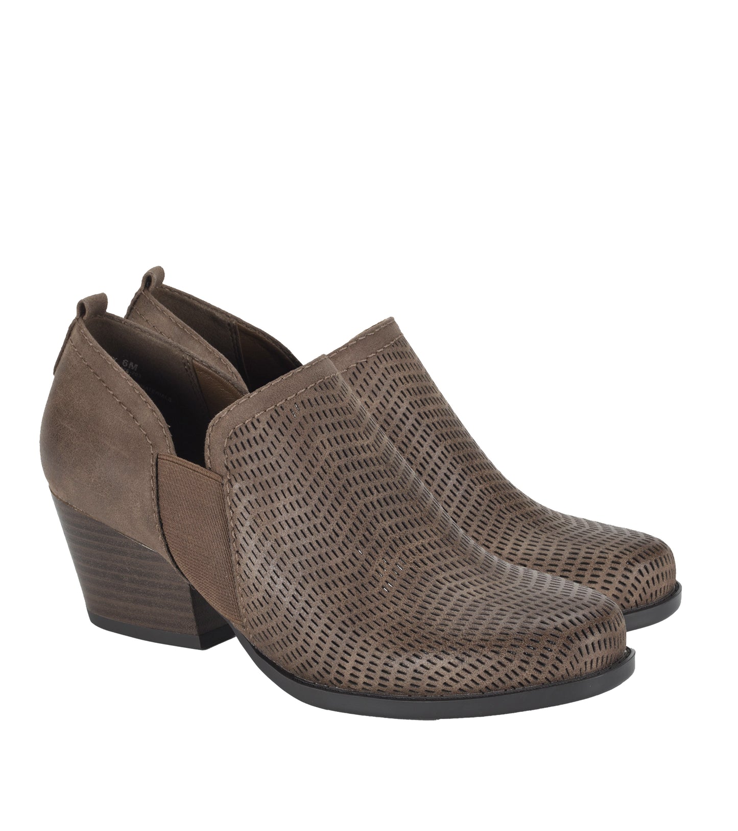 Ridgely Block Heel Bootie Dark Taupe - Women