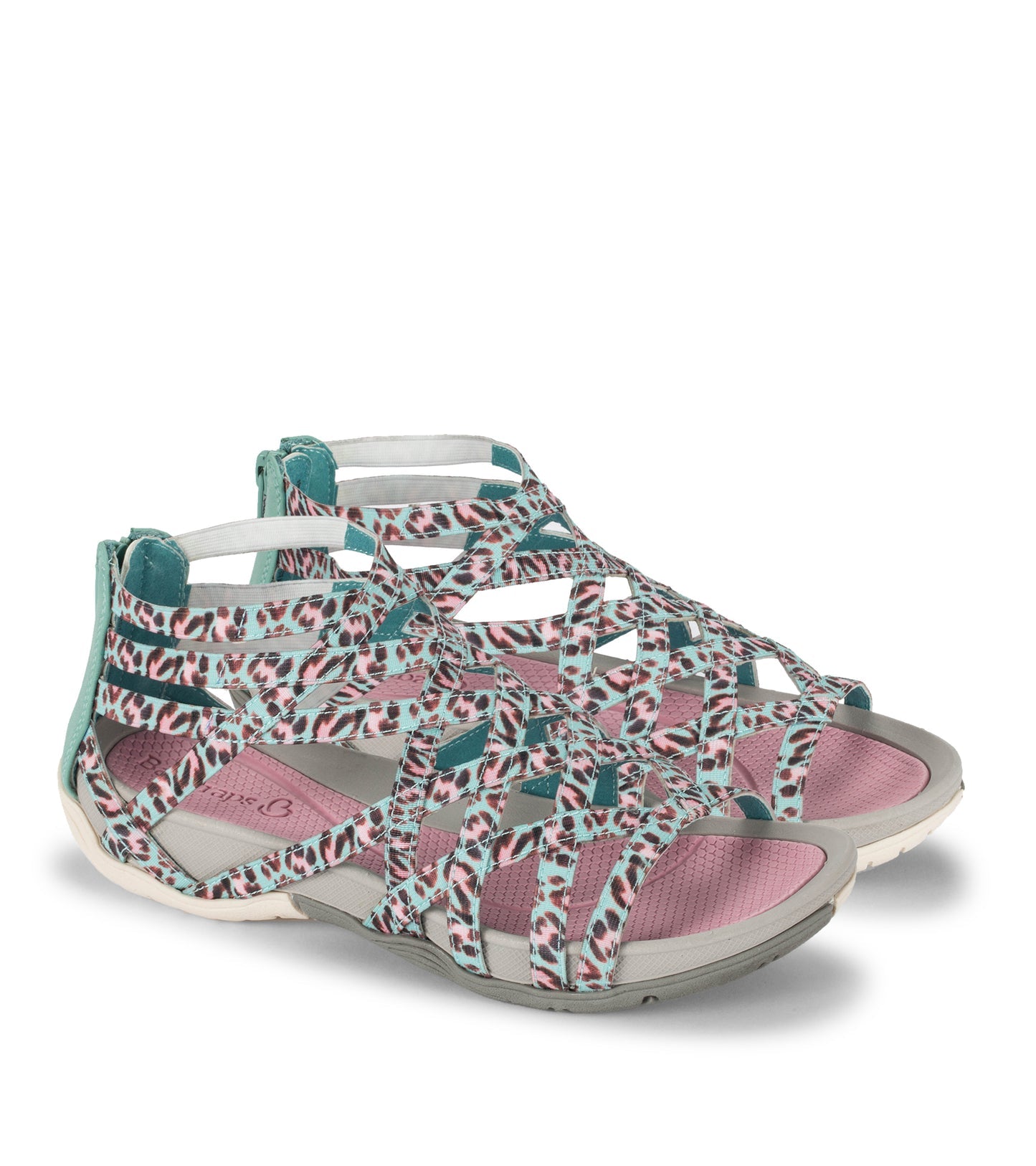 Samina Sandal Sage Multi Leopard - Women