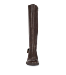 Sasson Wide Calf Tall Boot Dark Brown - Women