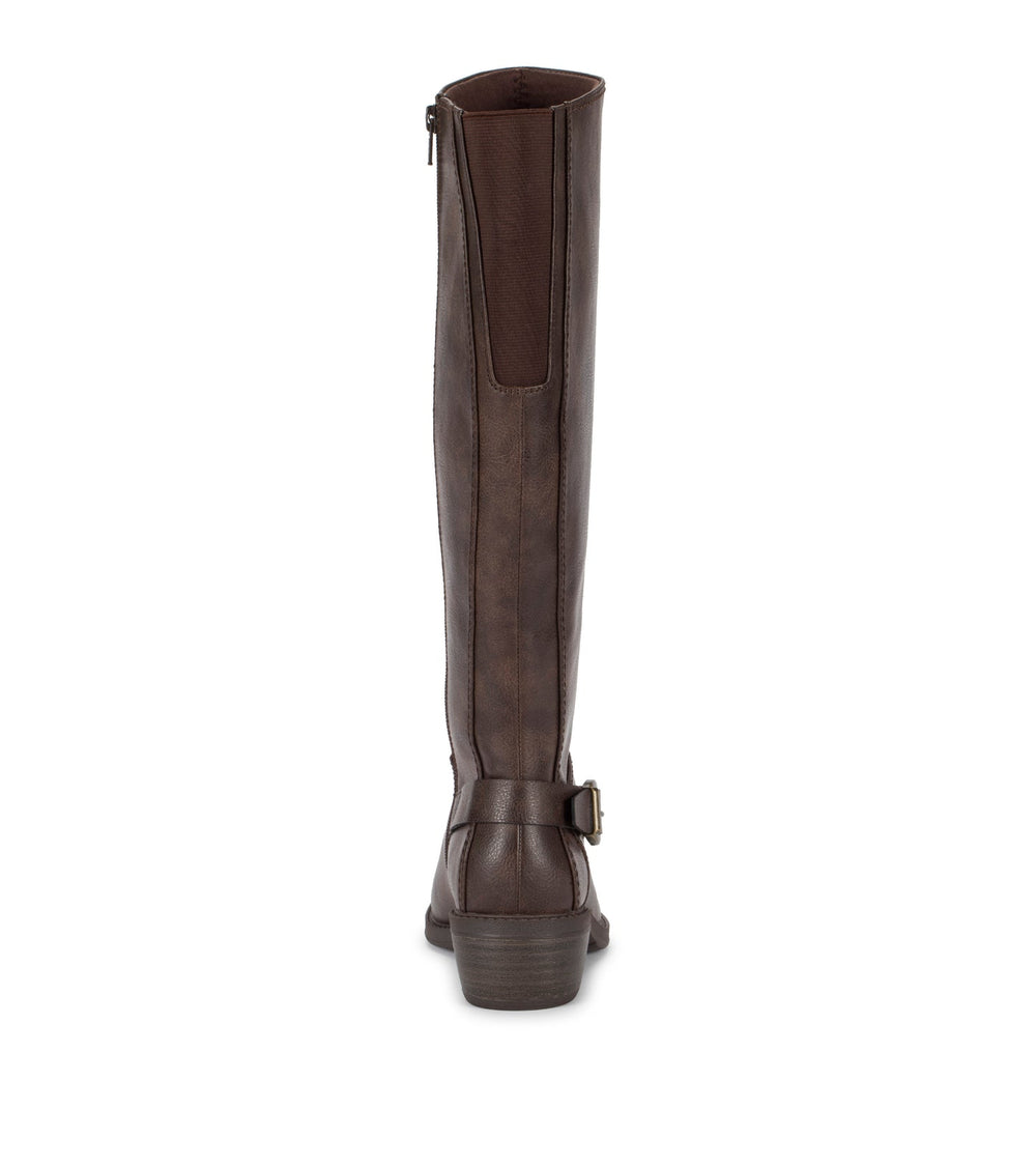 Sasson Wide Calf Tall Boot Dark Brown - Women