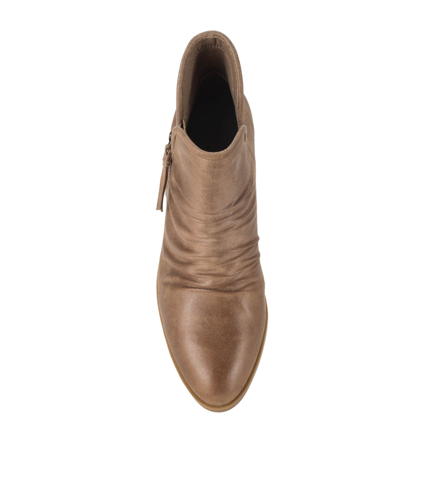 Serenity Block Heel Bootie Taupe Microfiber - Women