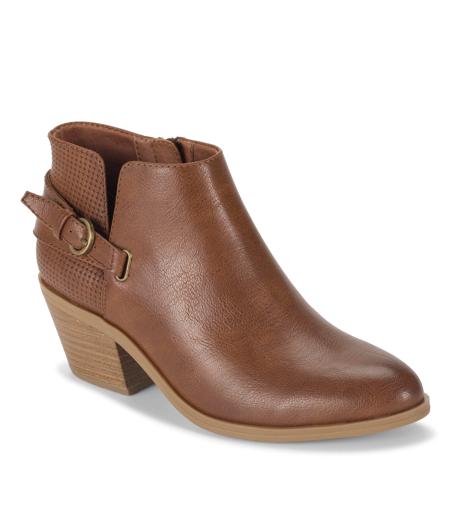 Shannen Block Heel Bootie Walnut - Women