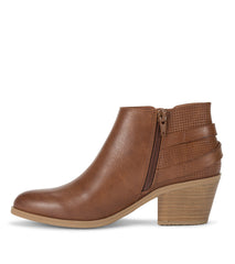 Shannen Block Heel Bootie Walnut - Women