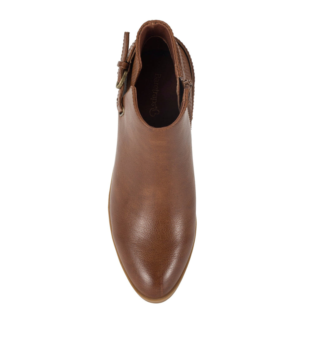 Shannen Block Heel Bootie Walnut - Women