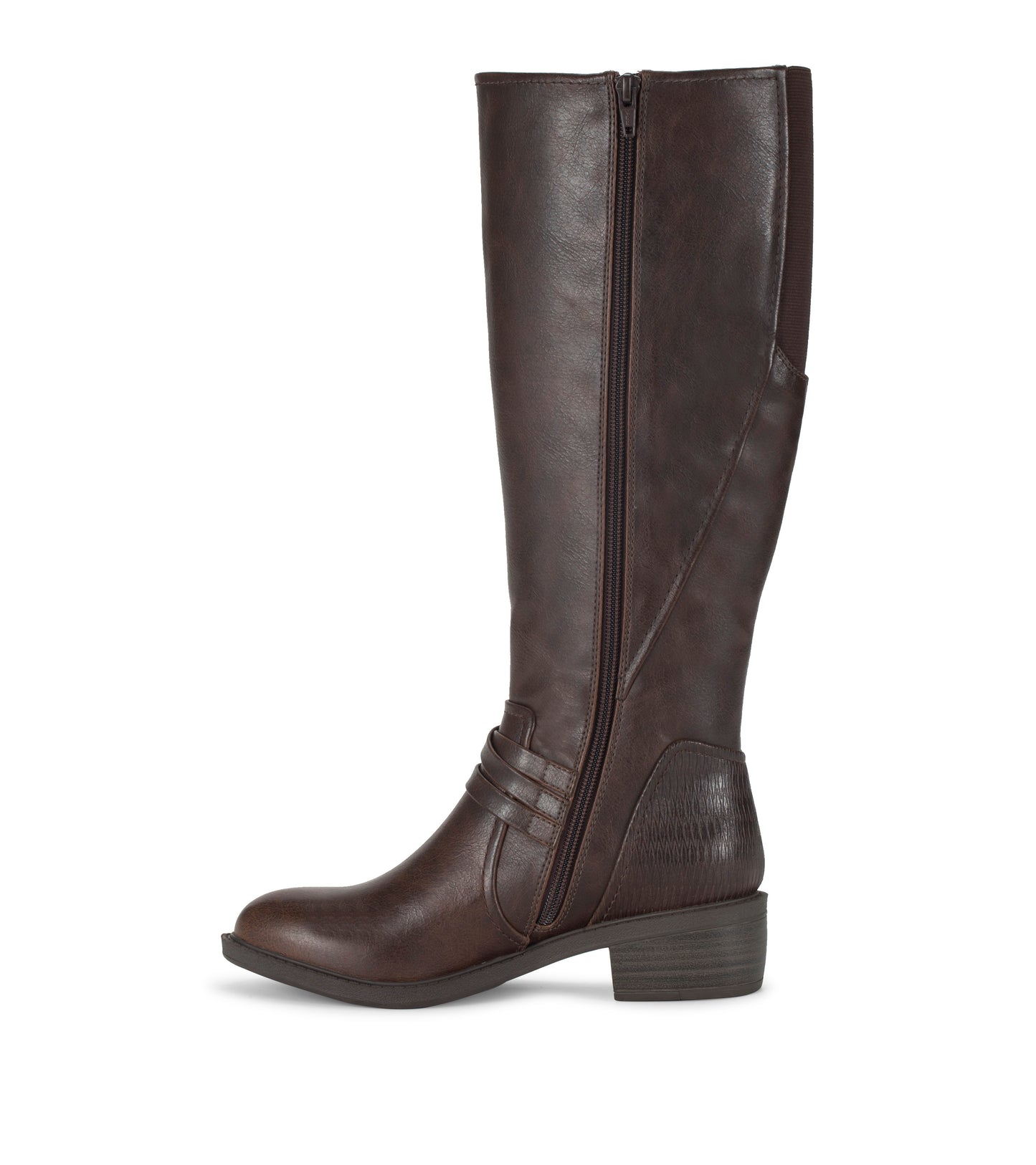 Stratford Wide Calf Riding Boot Dark Brown - Women