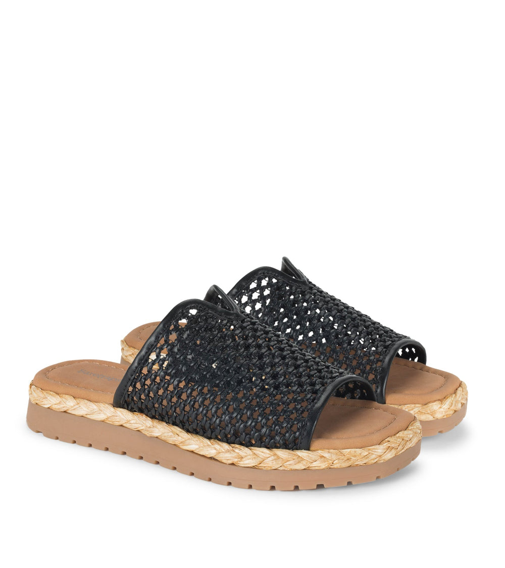 Tasmine Slide Sandal Black - Women
