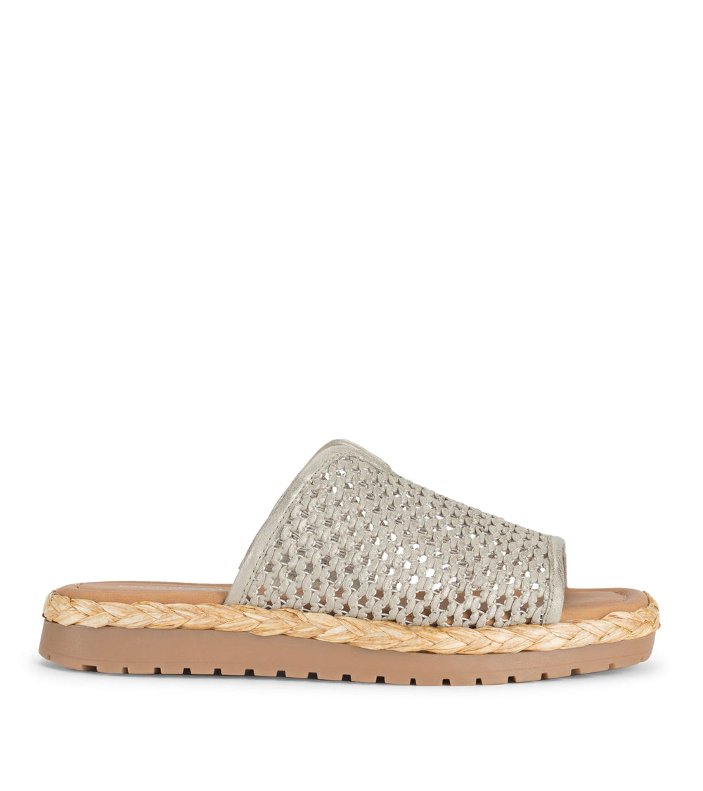 Tasmine Slide Sandal Champagne - Women