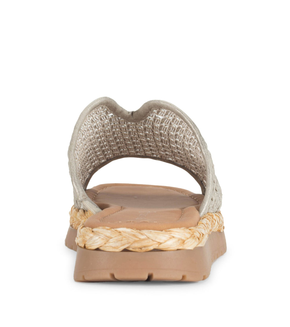 Tasmine Slide Sandal Champagne - Women