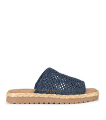 Tasmine Slide Sandal Dark Denim - Women