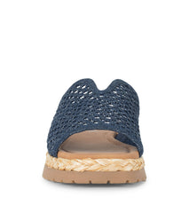 Tasmine Slide Sandal Dark Denim - Women