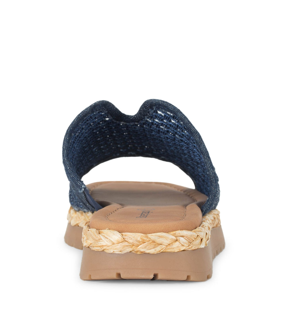 Tasmine Slide Sandal Dark Denim - Women