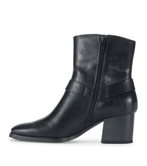 Tiana Block Heel Bootie Black - Women