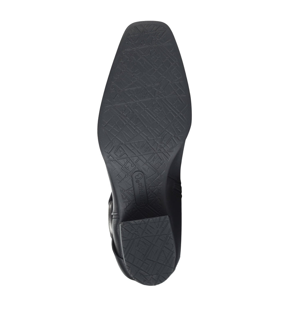 Tiana Block Heel Bootie Black - Women