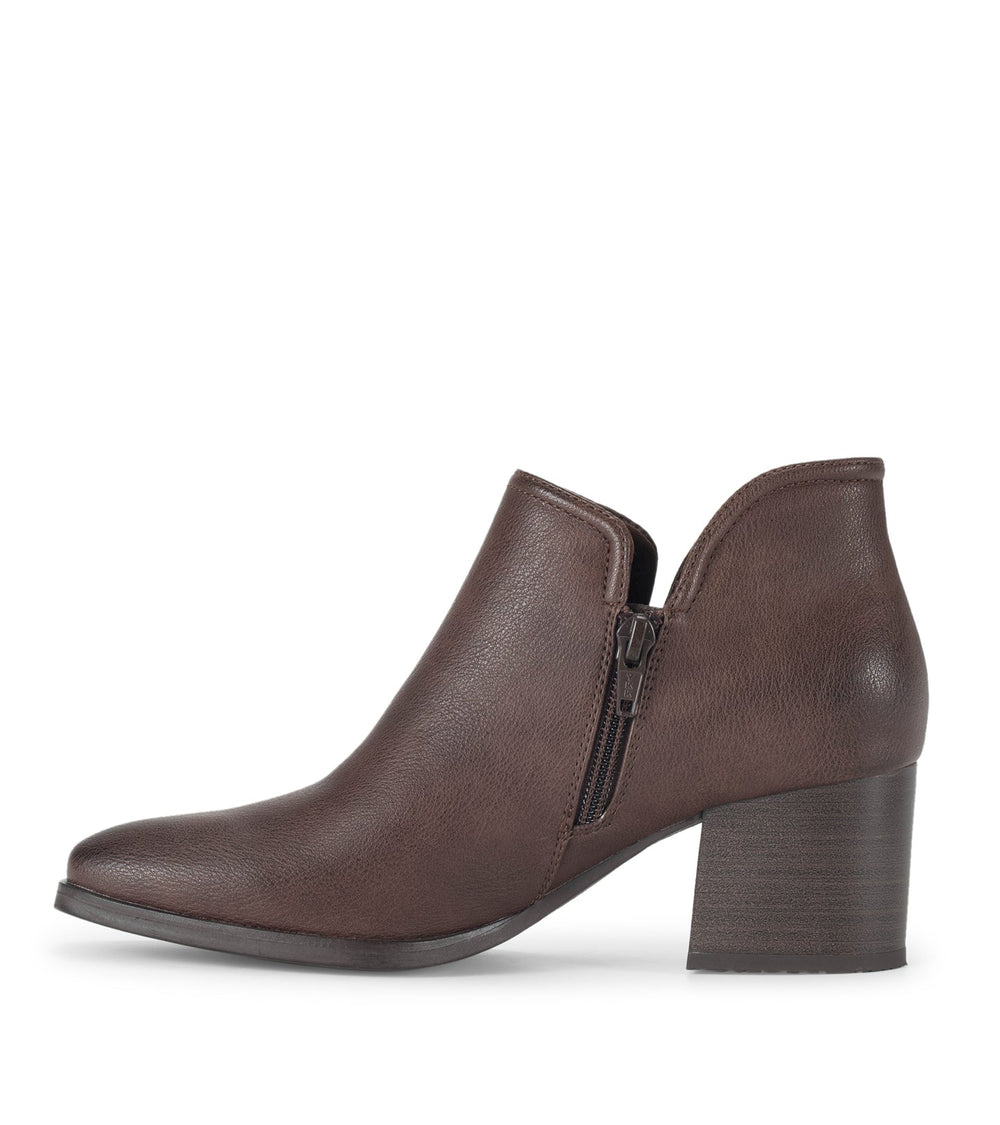 Tristen Ankle Bootie Dark Brown - Women