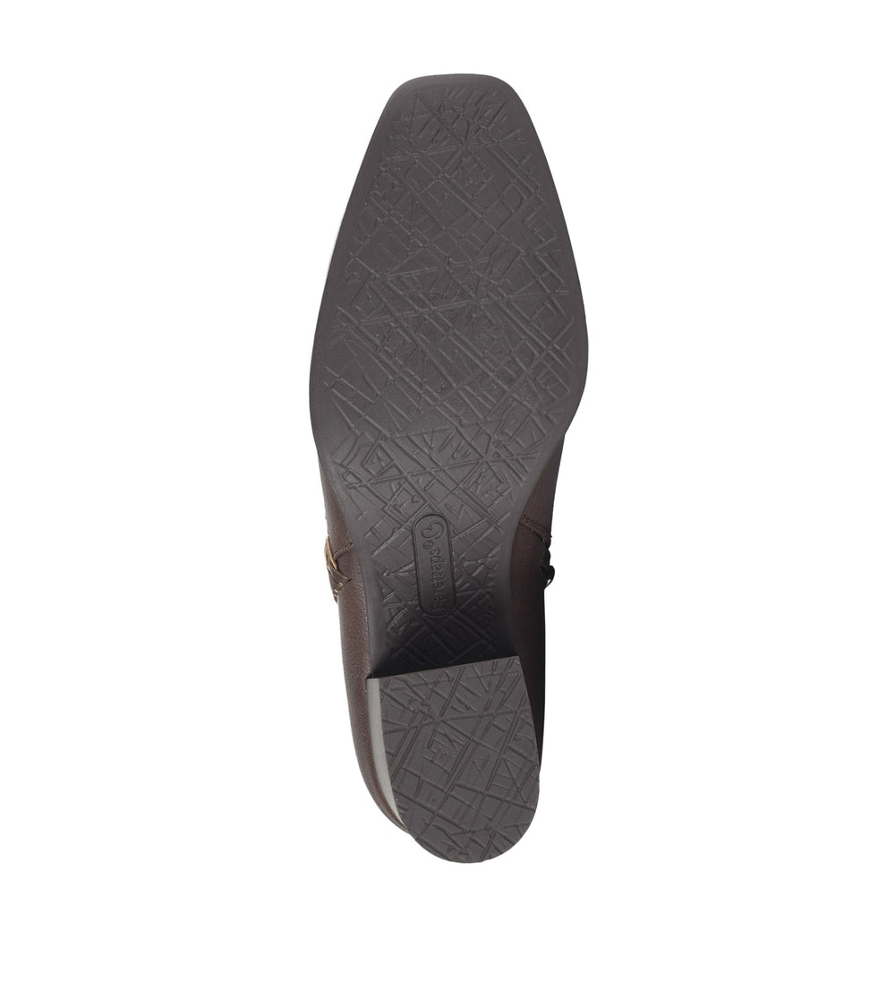 Tristen Ankle Bootie Dark Brown - Women