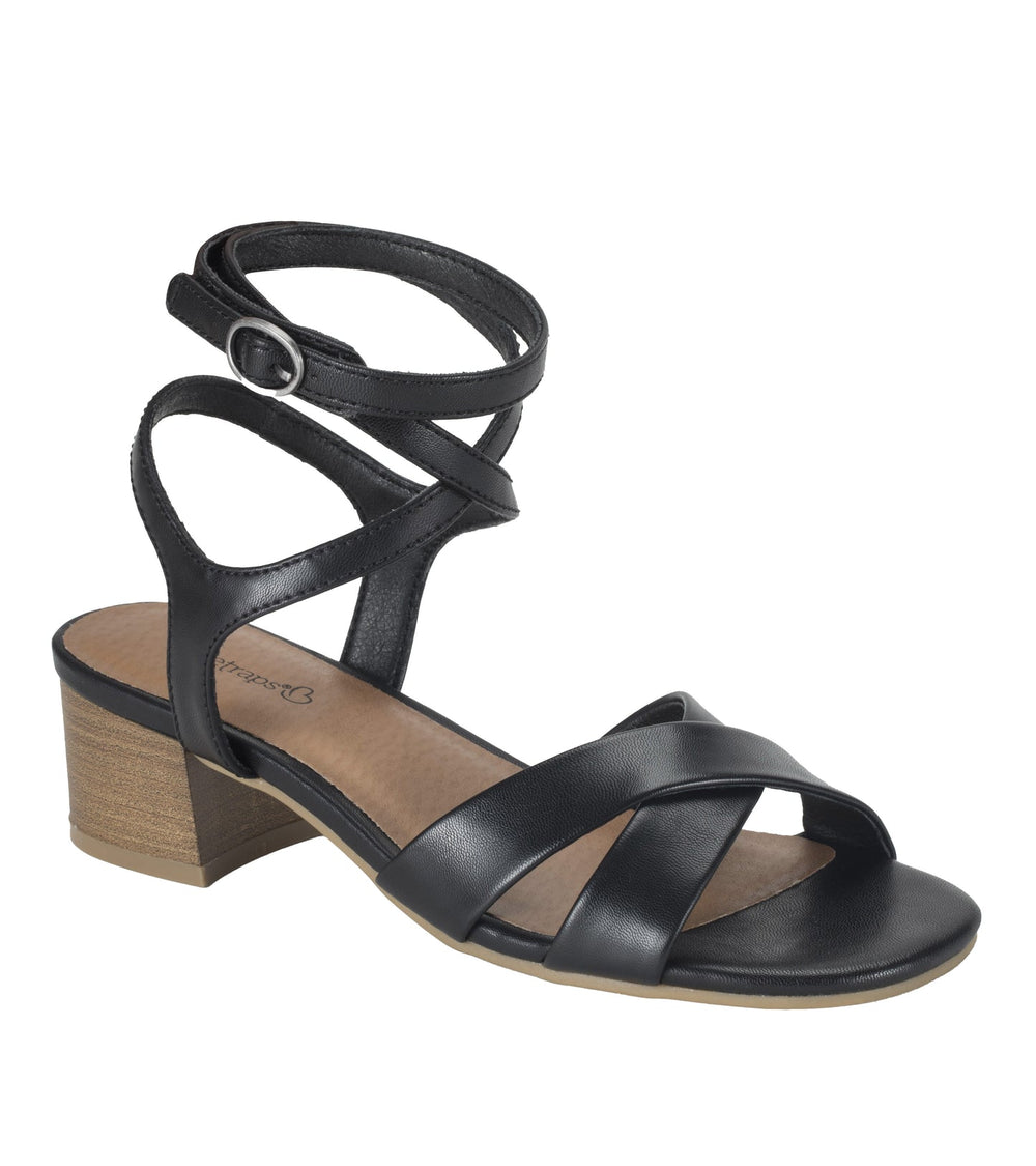 Valerie Block Heel Sandal Black - Women