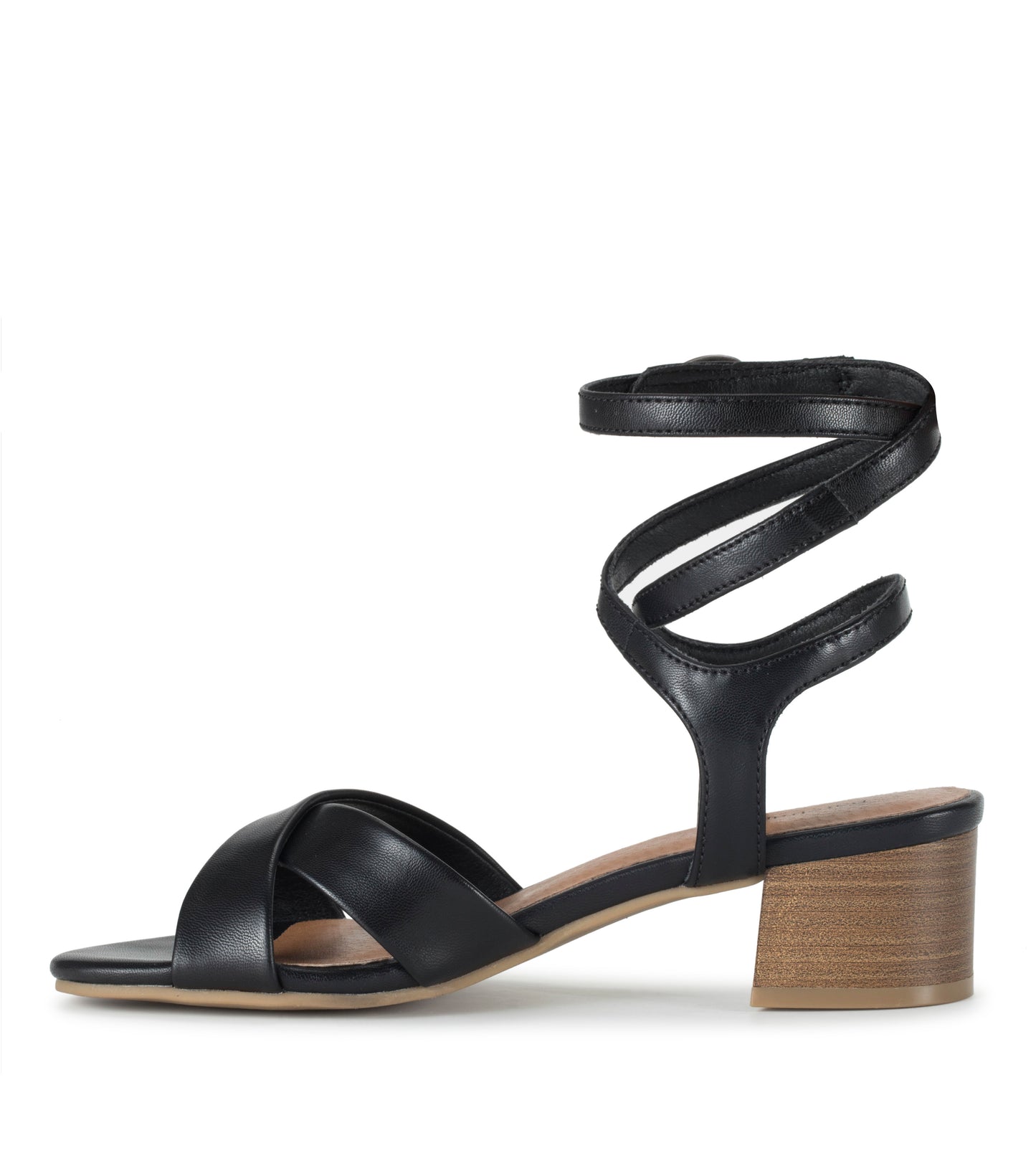 Valerie Block Heel Sandal Black - Women