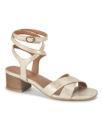 Valerie Block Heel Sandal Light Gold - Women