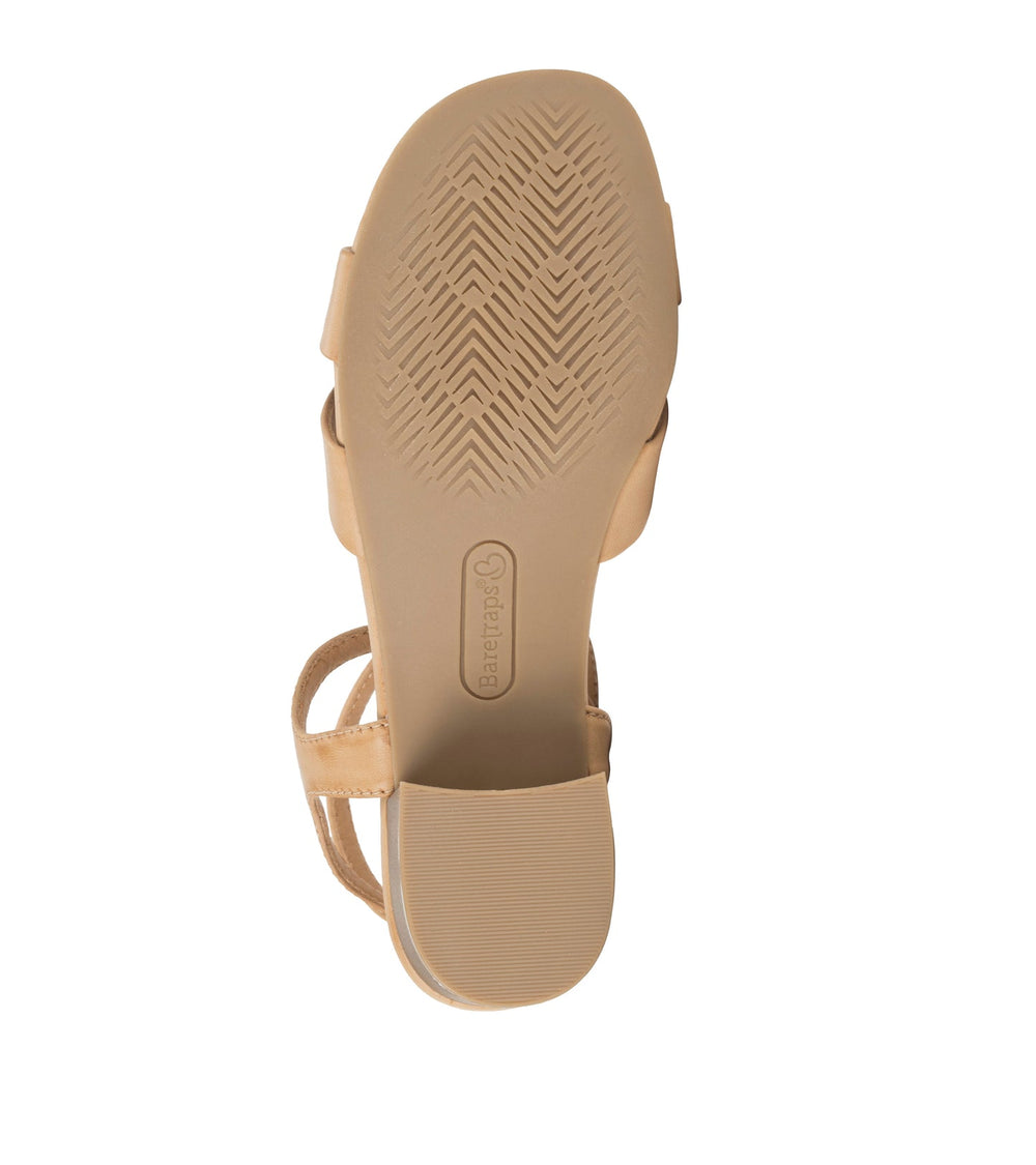 Valerie Block Heel Sandal Natural - Women