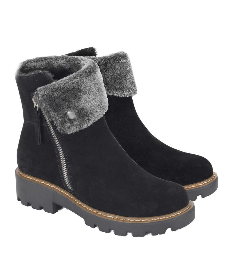 Wyoming Water Resistant Boot Black Suede - Women