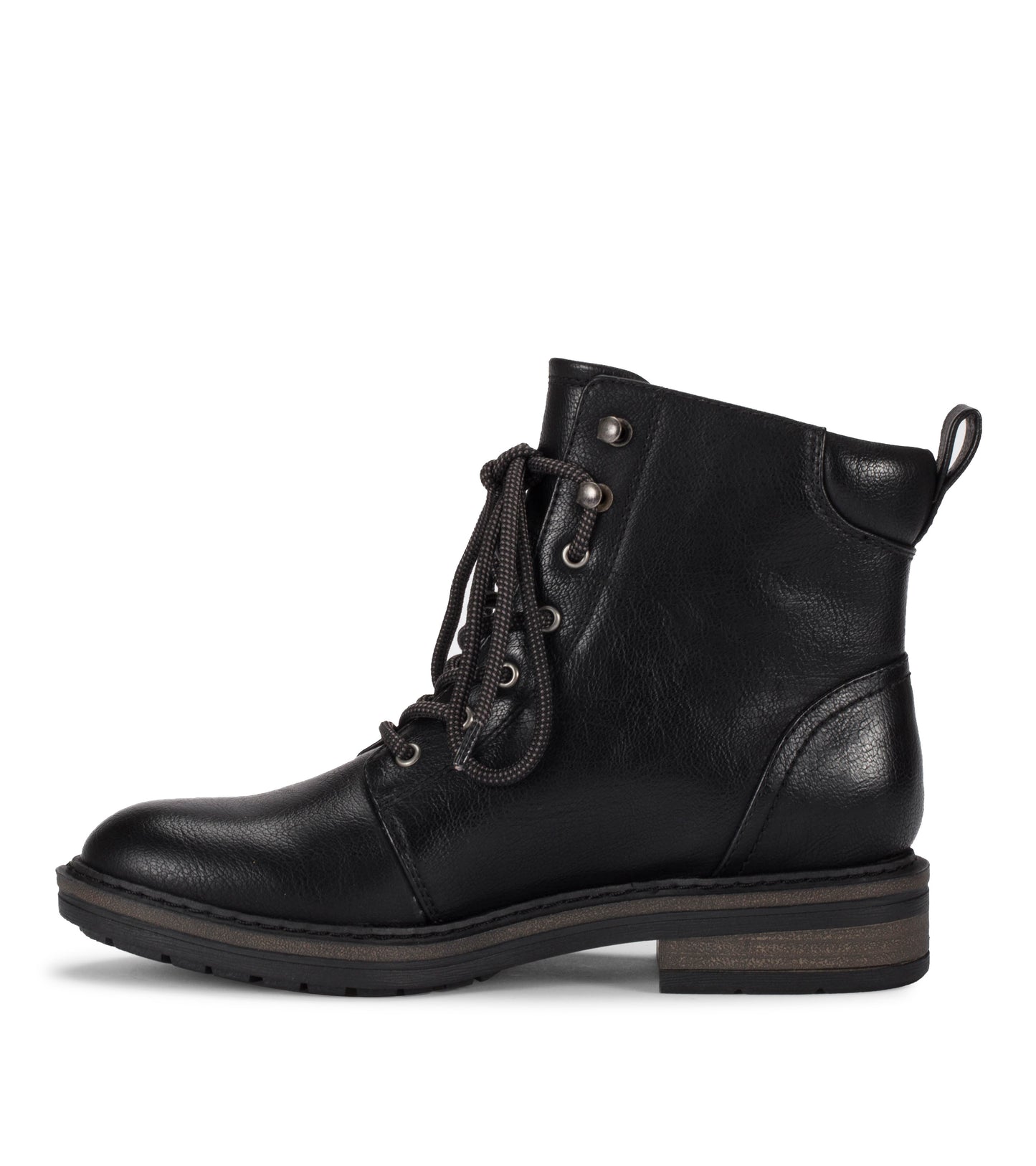 Amysue Lace Up Bootie - Black | Baretraps Black - Women