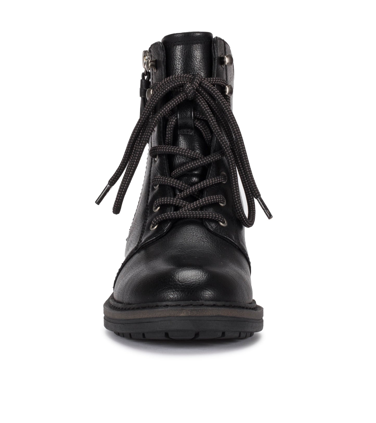 Amysue Lace Up Bootie - Black | Baretraps Black - Women