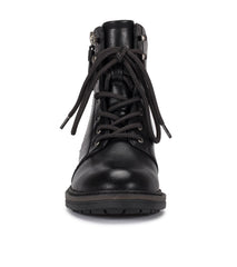 Amysue Lace Up Bootie - Black | Baretraps Black - Women