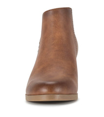 Lauryn Block Heel Ankle Bootie Walnut - Women