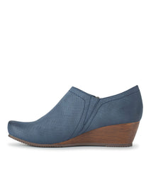 Louise Wedge Ankle Bootie - Midnight | Baretraps Midnight - Women