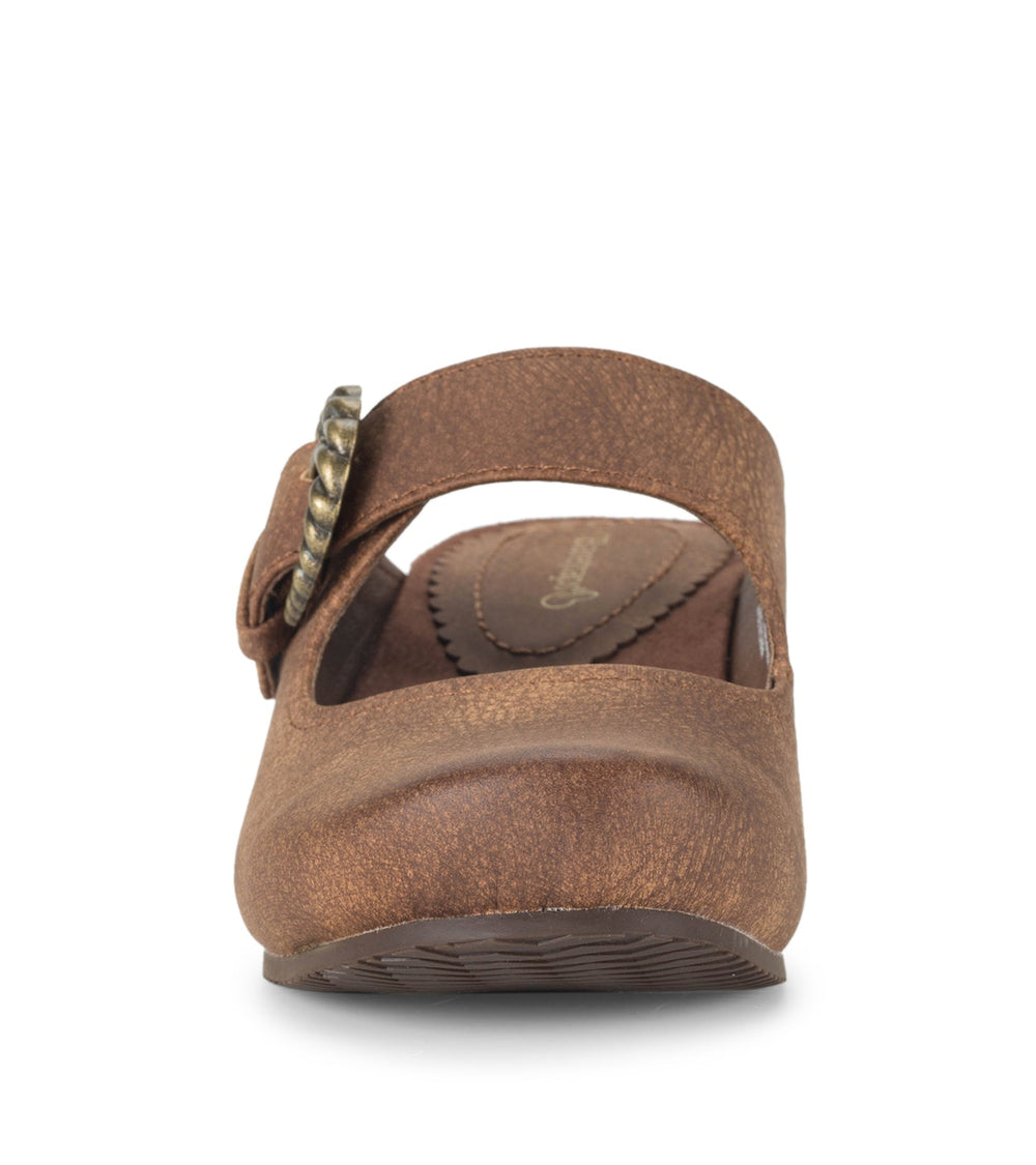Luna Mary Jane Mule Cashew - Women