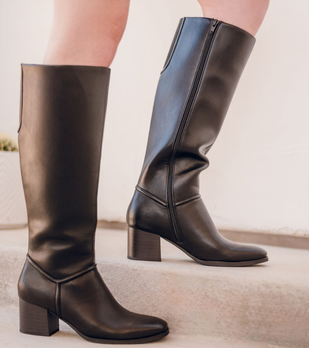 Thalia Tall Boot Black - Women