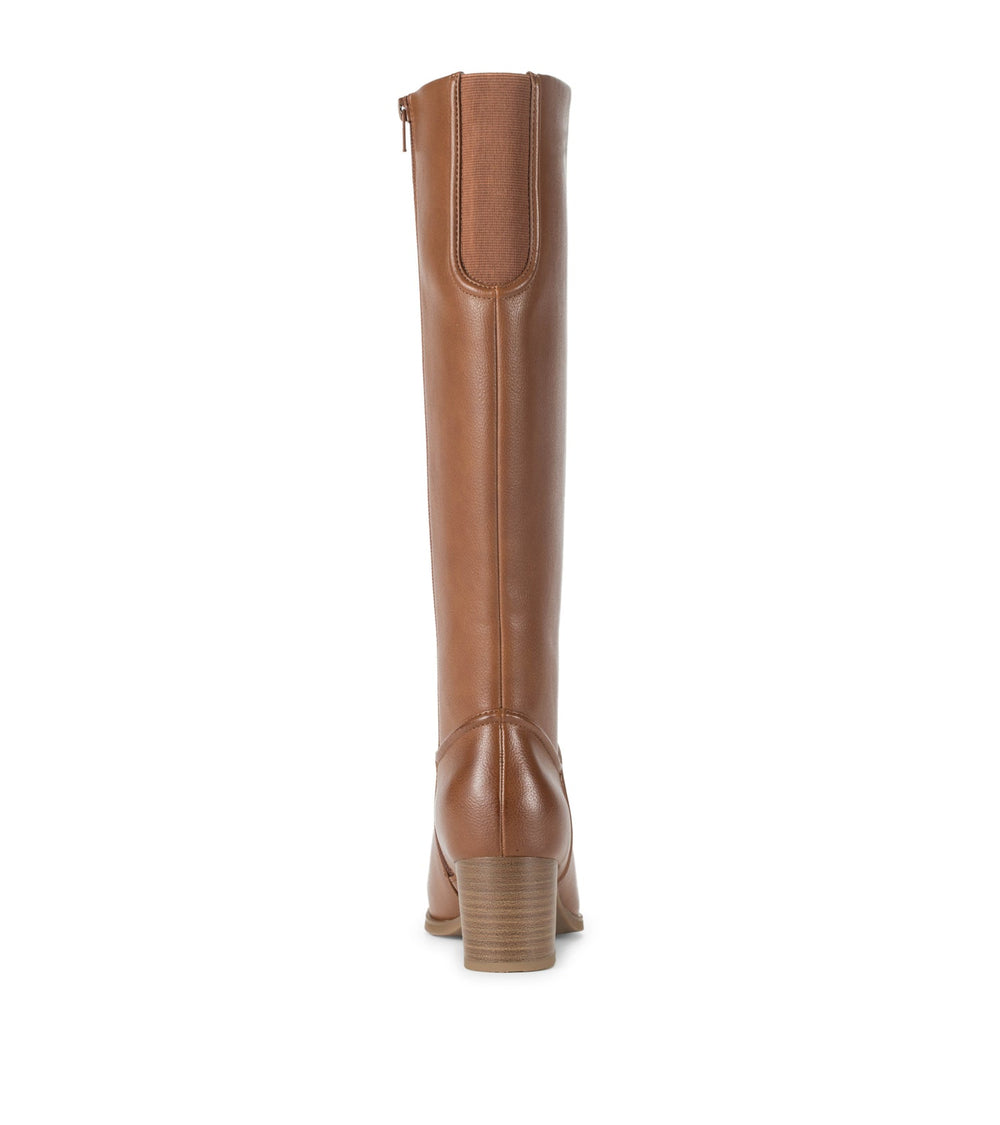 Thalia Tall Boot Walnut - Women