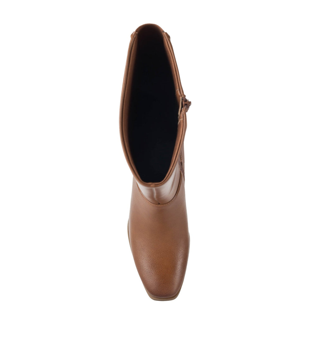 Thalia Tall Boot Walnut - Women