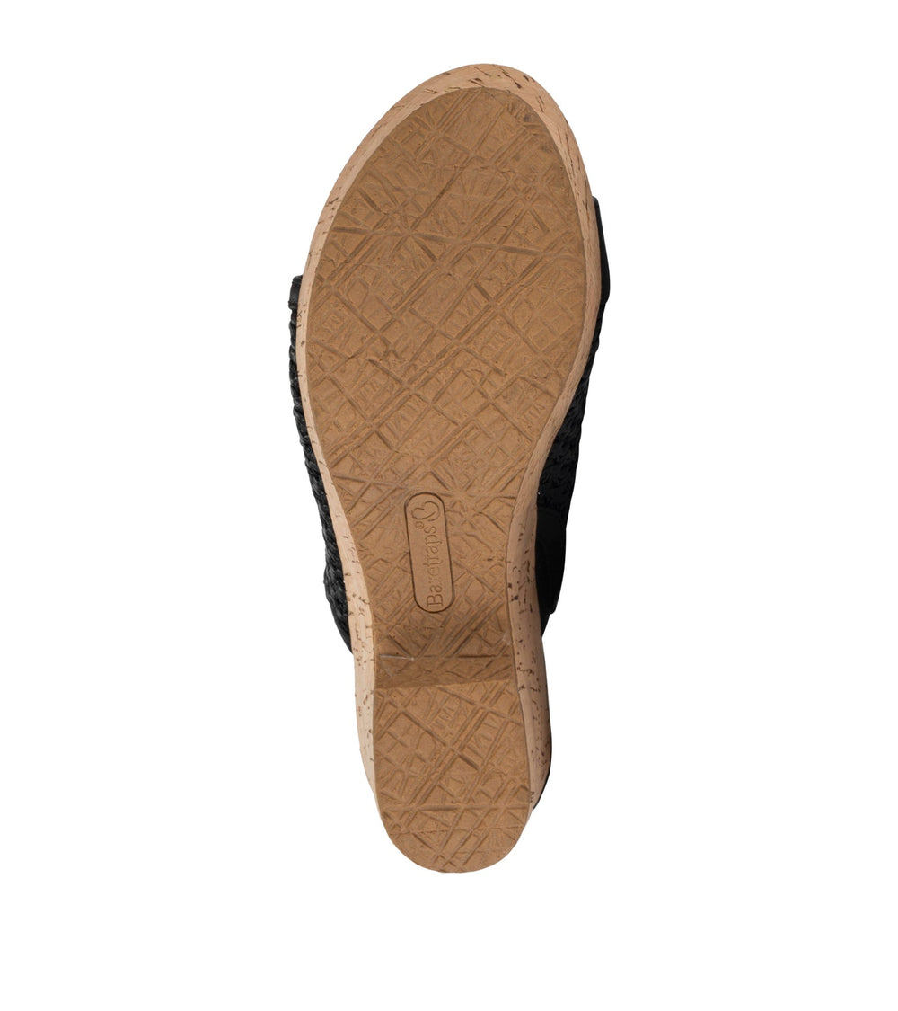 Bethie Wedge Sandal Black - Women