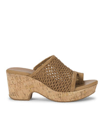 Bethie Wedge Sandal Caramel - Women