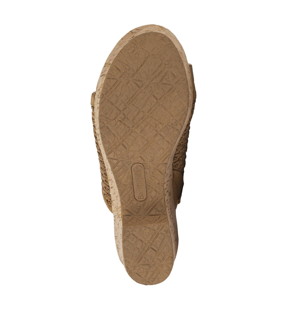 Bethie Wedge Sandal Caramel - Women