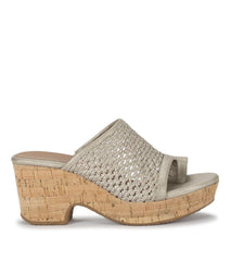 Bethie Wedge Sandal Champagne - Women