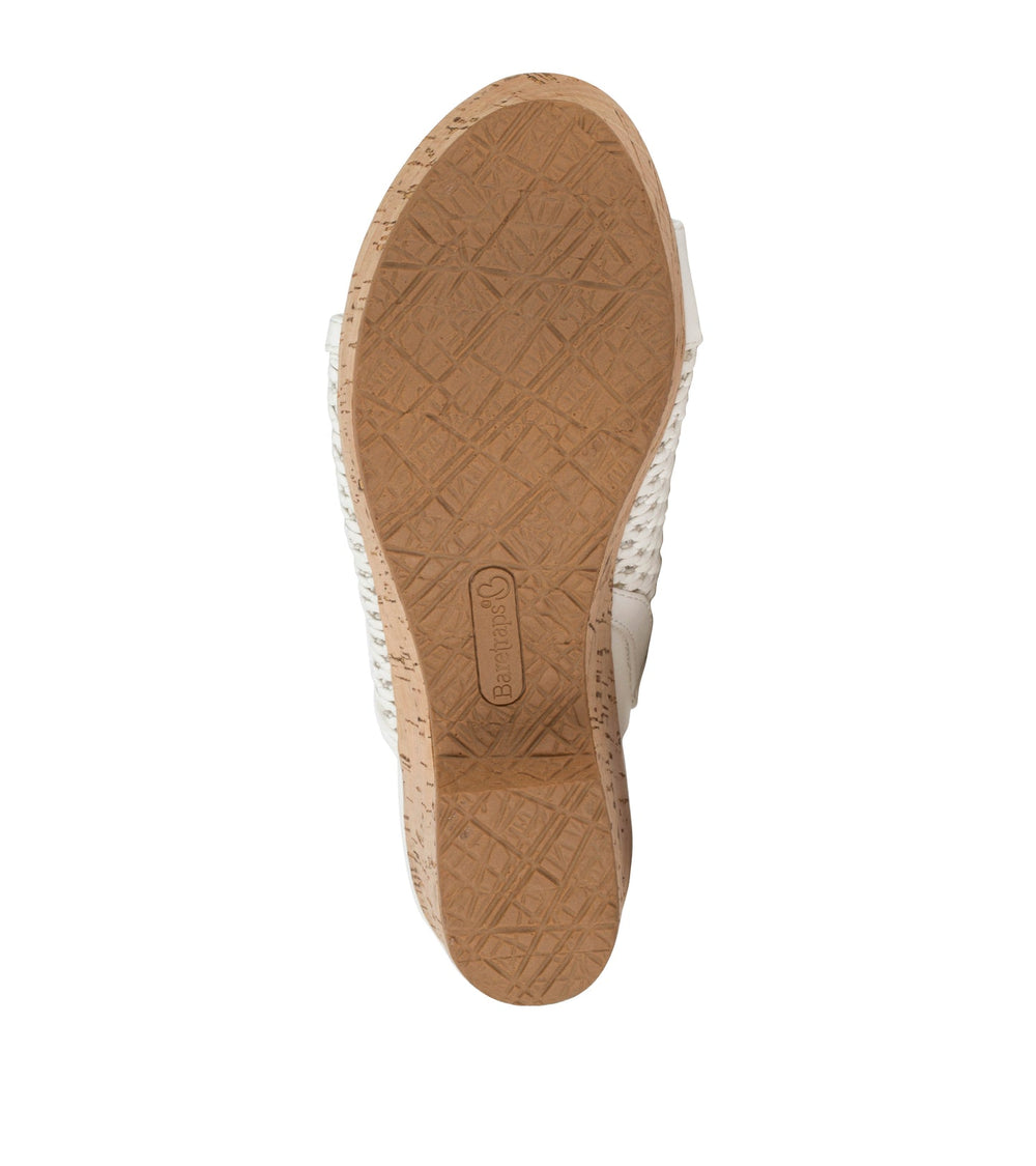 Bethie Wedge Sandal White - Women