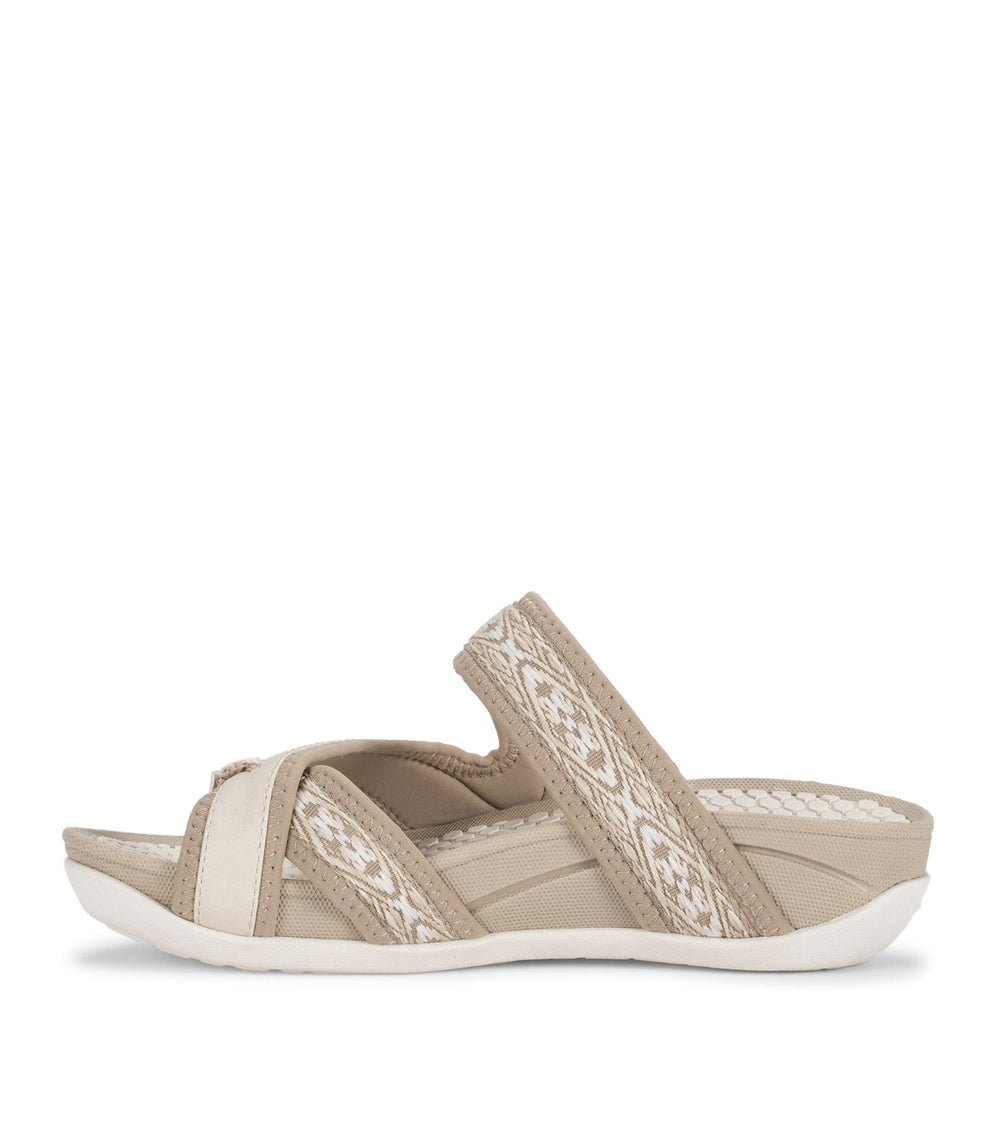 Deserae Slide Sandal Taupe - Women