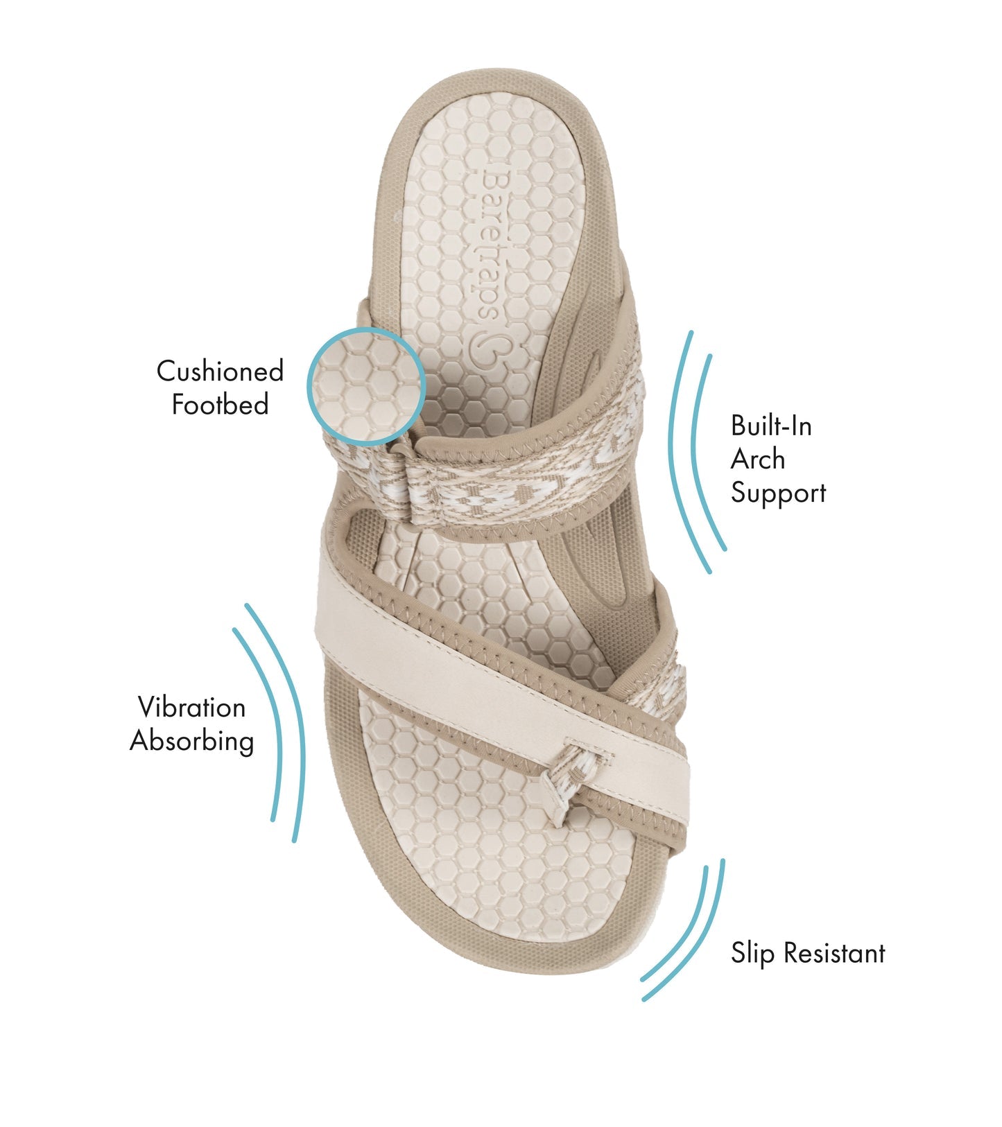Deserae Slide Sandal Taupe - Women