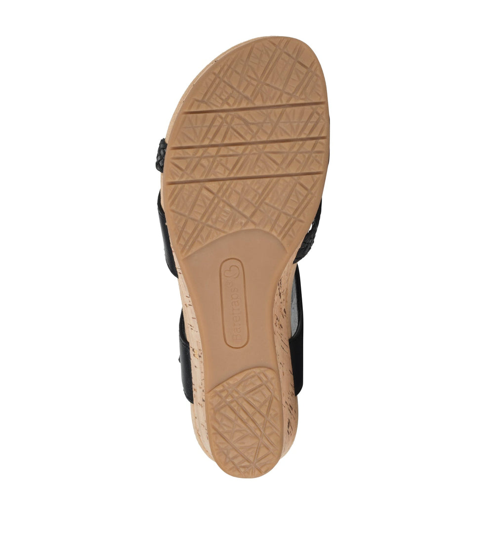 Farah Wedge Sandal Black - Women